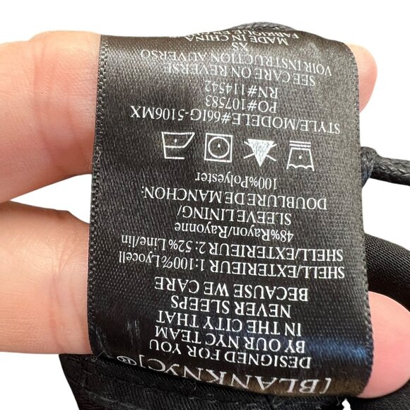 Blank NYC Drape Front Blazer Jacket Lightweight Black Size XS NWT - Picture 10 of 12